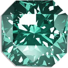 3D Green Gem